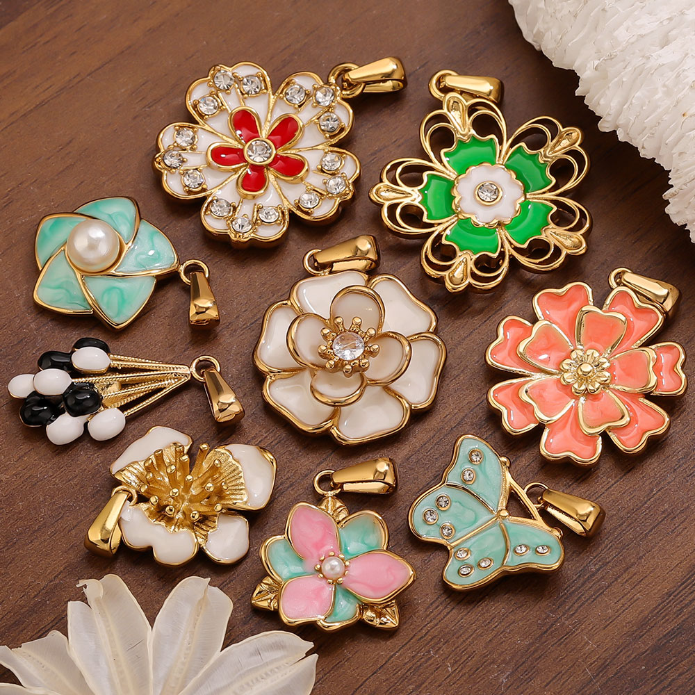 Jewelry Making Materials Wholesale - 2 Piezas de Dijes Grandes de