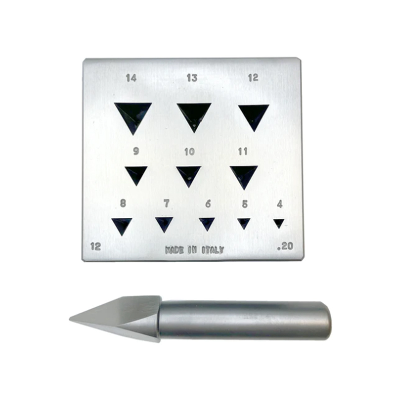 Xtool Jewelry Making - Bloque de Bisel Triangular OMO con