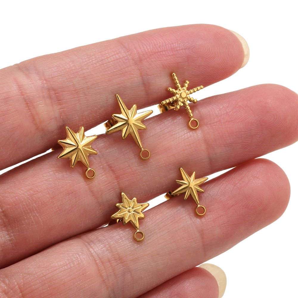 Jewelry Making Techniques - 6 piezas de aretes de estrella