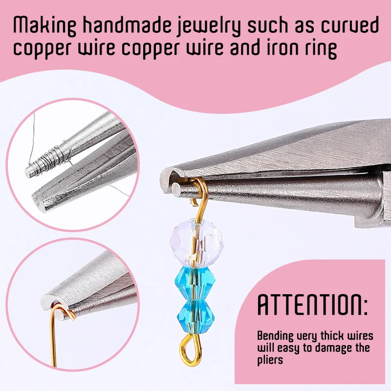 Jewelry Making Loop Pliers - 1 Pieza Alicates de Precisión Mini