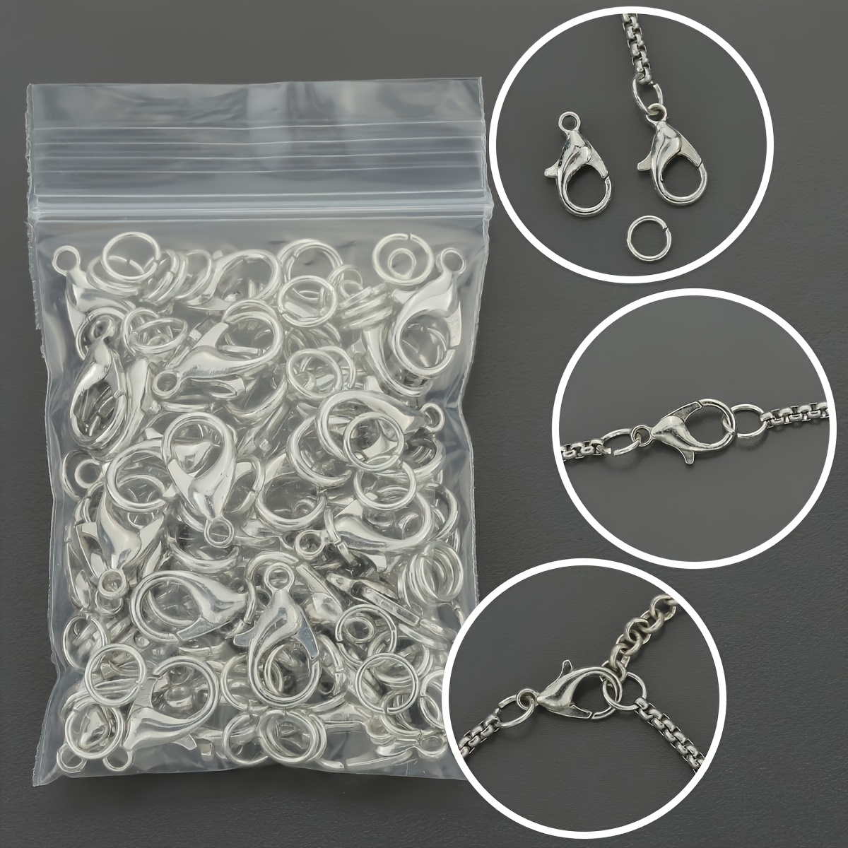 1/2/300 piezas Broches de lang - Jewelry Making Hoops reseña y precio