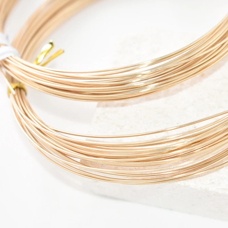 Alambre redondo relleno de oro - Jewelry Making Thread reseña y precio