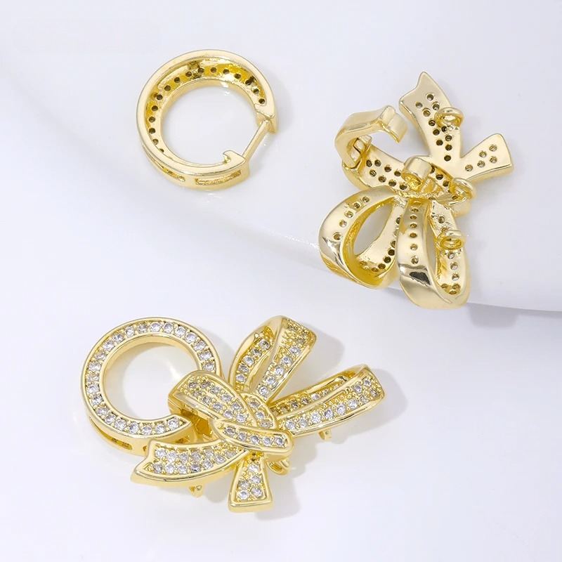 Cierres de Perlas Chapados en  - Jewelry Making Hoops reseña y precio