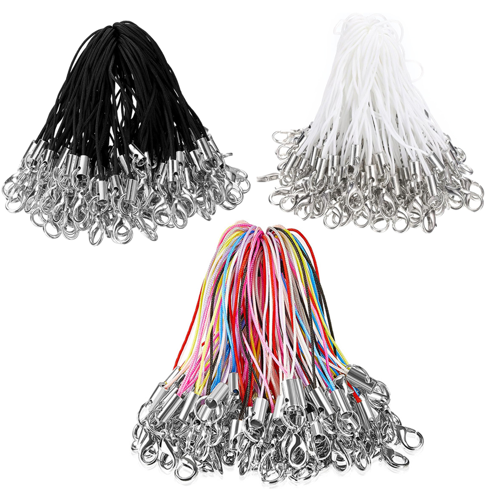 50/100 Uds. Correa blanca y ne - Jewelry Making Hoops reseña y precio