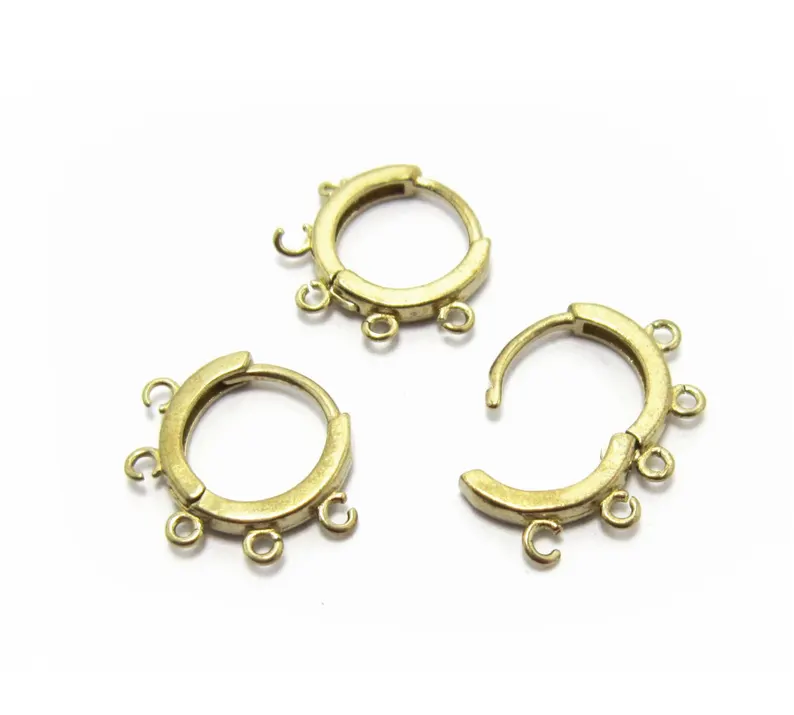 10 aros de latón para las orej - Jewelry Making Hoops reseña y precio