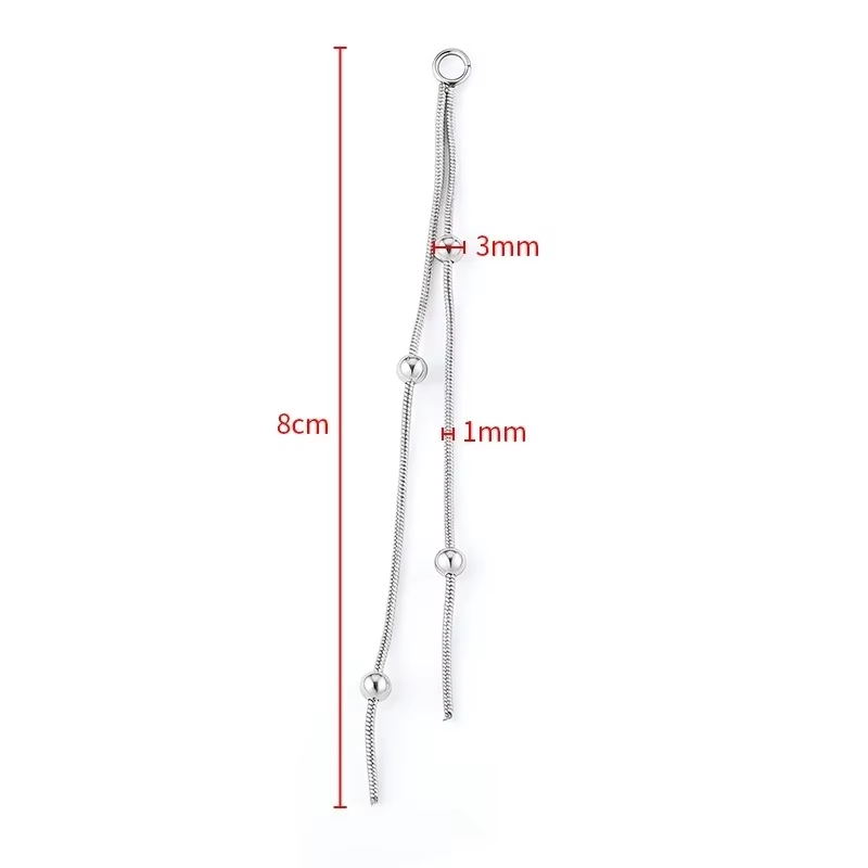 2 Piezas de Acero Inoxidable c - Jewelry Making Materials Wholesale reseña y precio