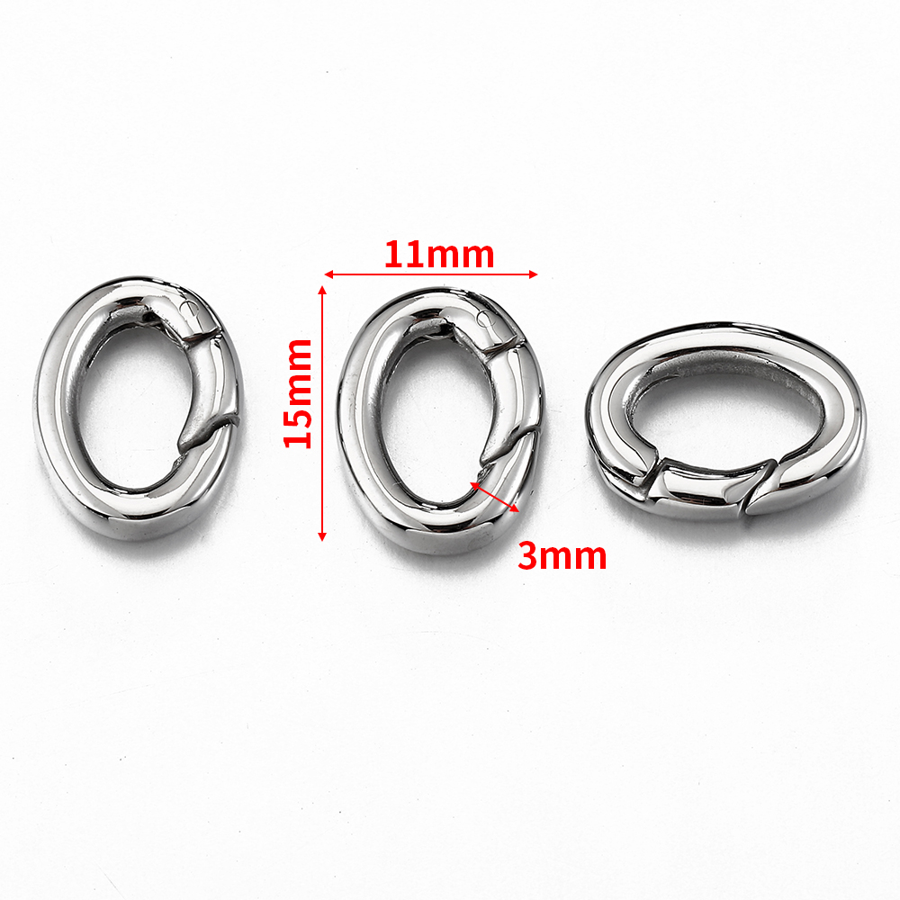 Cierre de langosta de acero in - Jewelry Making Hoops reseña y precio