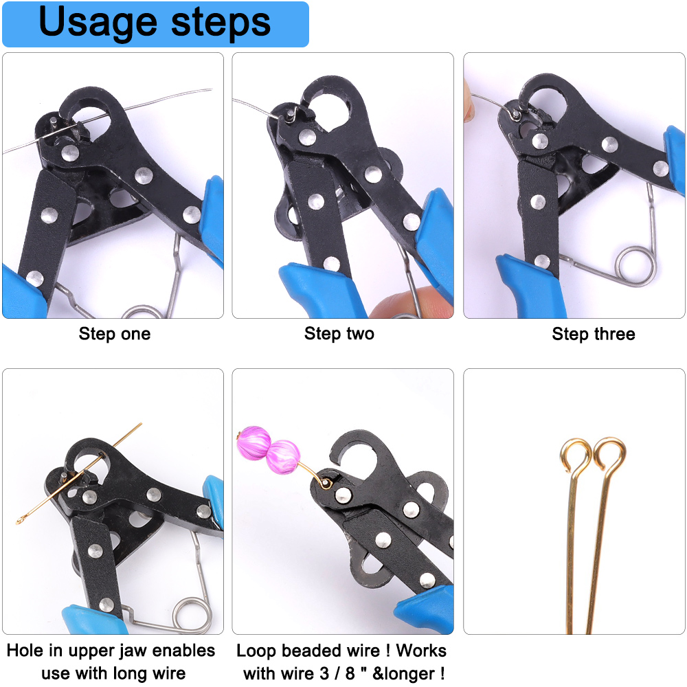 DIY hacer pendientes pulseras  - Jewelry Making Loop Pliers reseña y precio