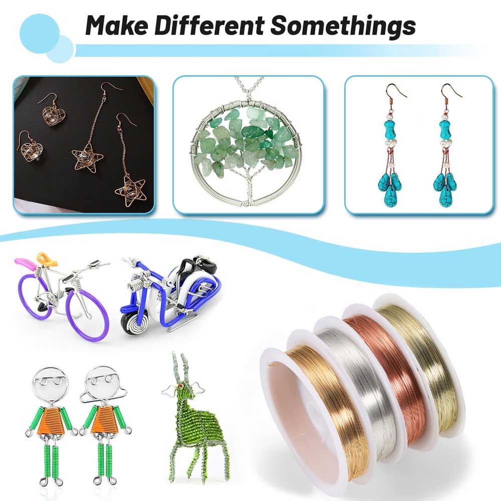 1 rollo de alambre de cobre de - Jewelry Making Thread reseña y precio