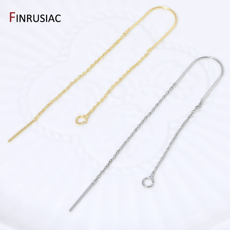 Pendientes colgantes de cadena - Jewelry Making Thread reseña y precio