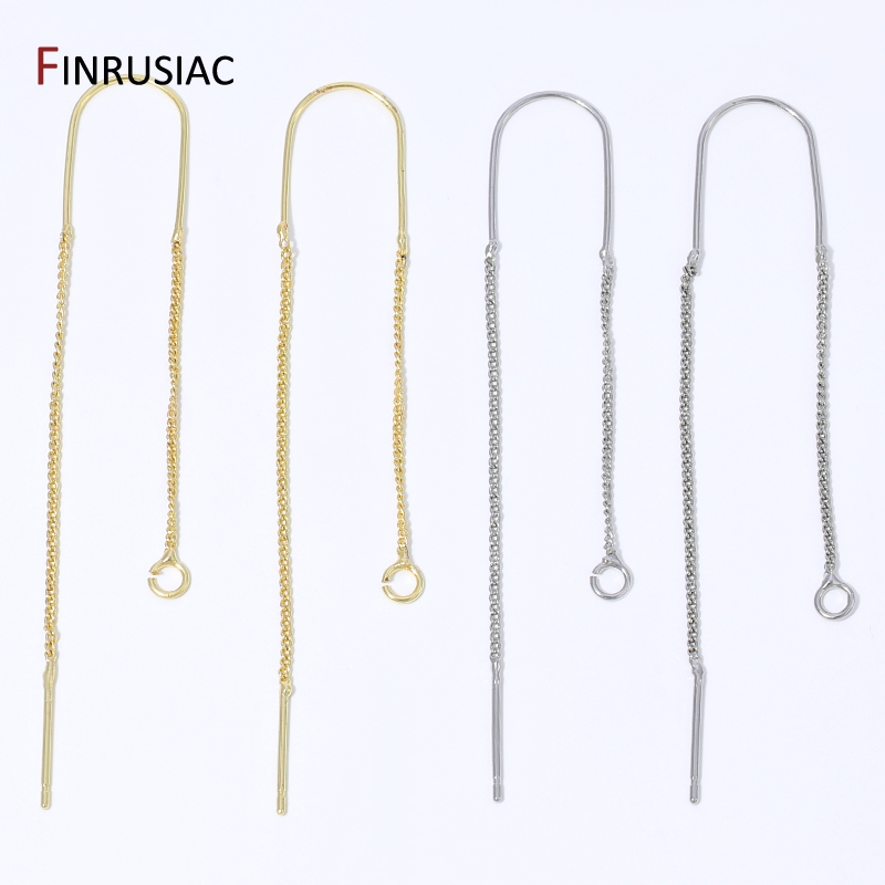 Pendientes colgantes de cadena - Jewelry Making Thread reseña y precio