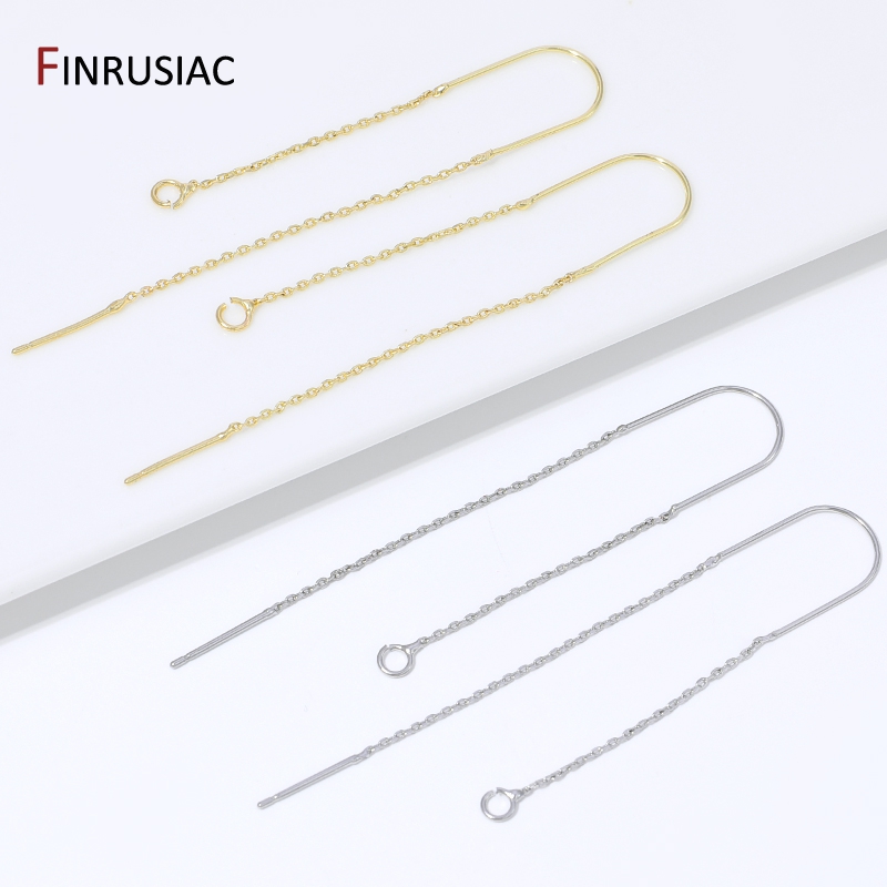 Pendientes colgantes de cadena - Jewelry Making Thread reseña y precio