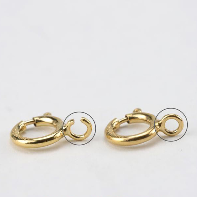 Cierres de Anillo de Resorte d - Jewelry Making Hoops reseña y precio