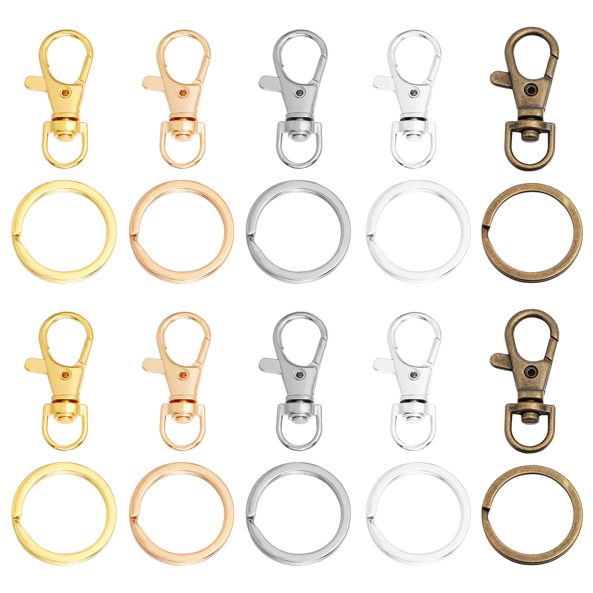 10 juegos de ganchos giratorio - Jewelry Making Hoops reseña y precio
