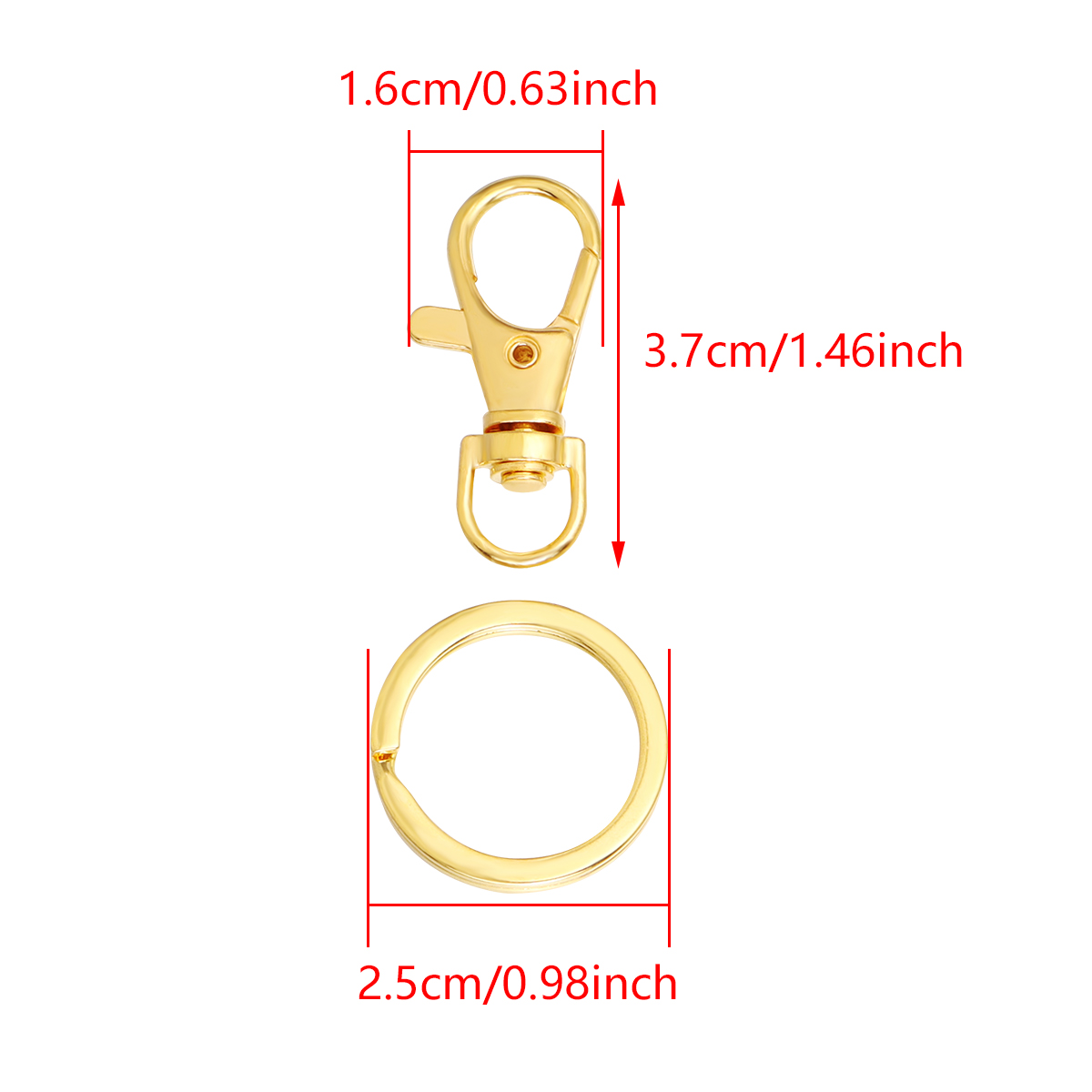 10 juegos de ganchos giratorio - Jewelry Making Hoops reseña y precio